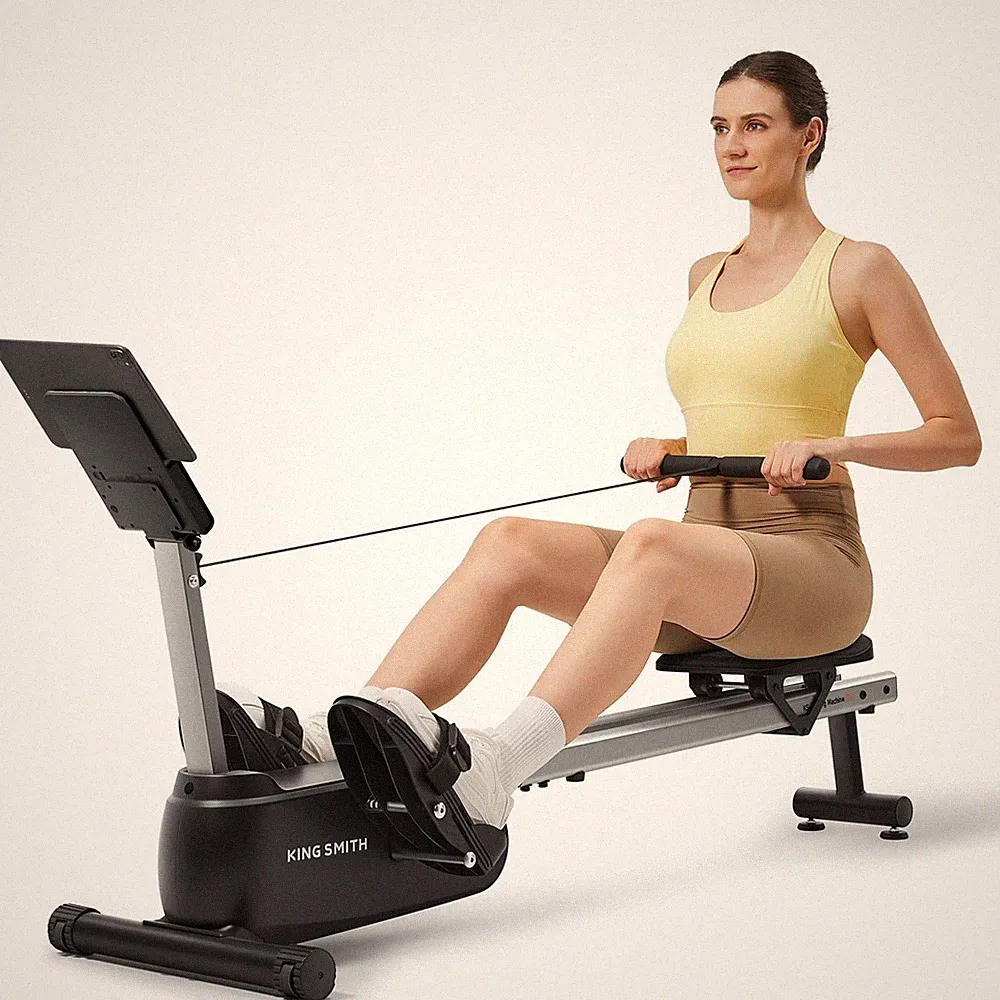 KINGSMITH Magnetic Rowing Machines for Home - Black
