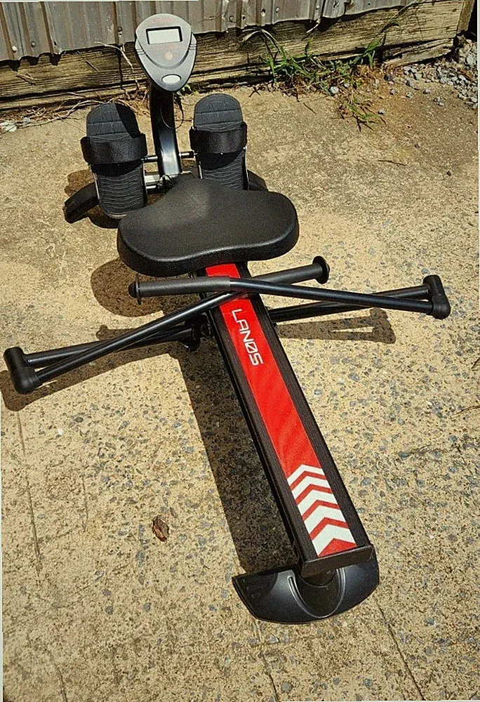 Lanos Hydraulic Rowing Fitness Machine LCD Monitor Screen