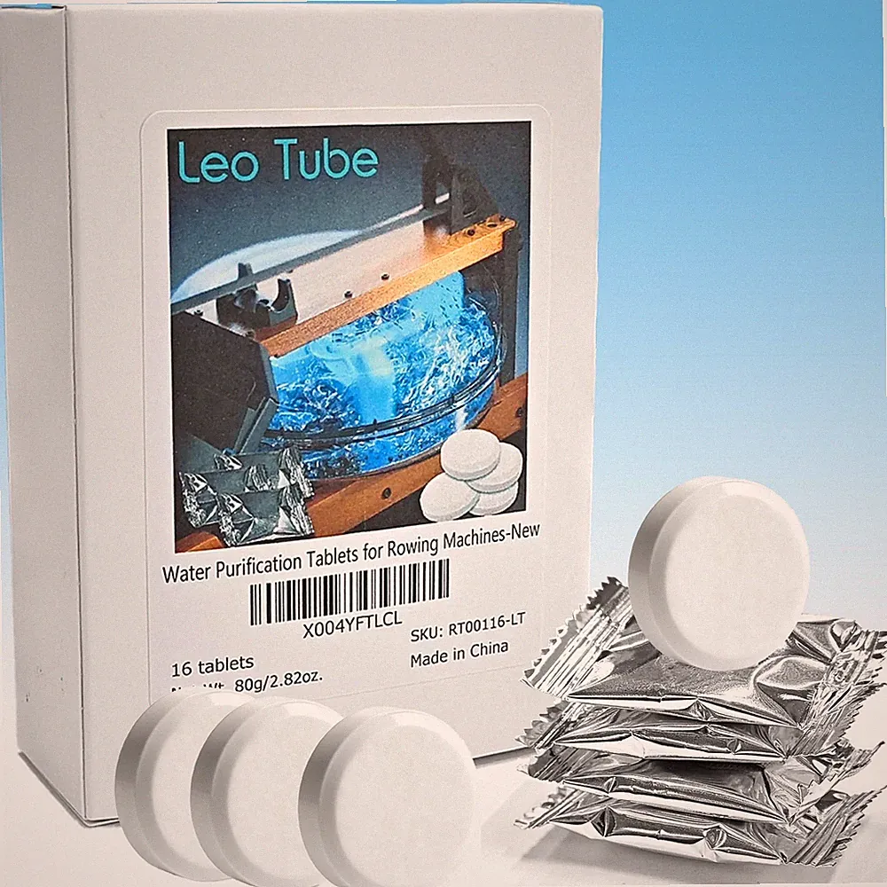LeoTube Premium Water Purification Tablets for Rowing Machine Tanks (16)
