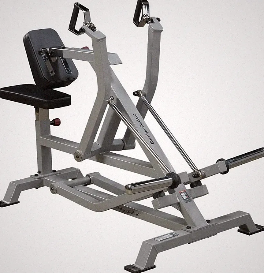 Leverage Seated Row Commercial Machine - Body-Solid Pro Club LVSR - Back Fitness