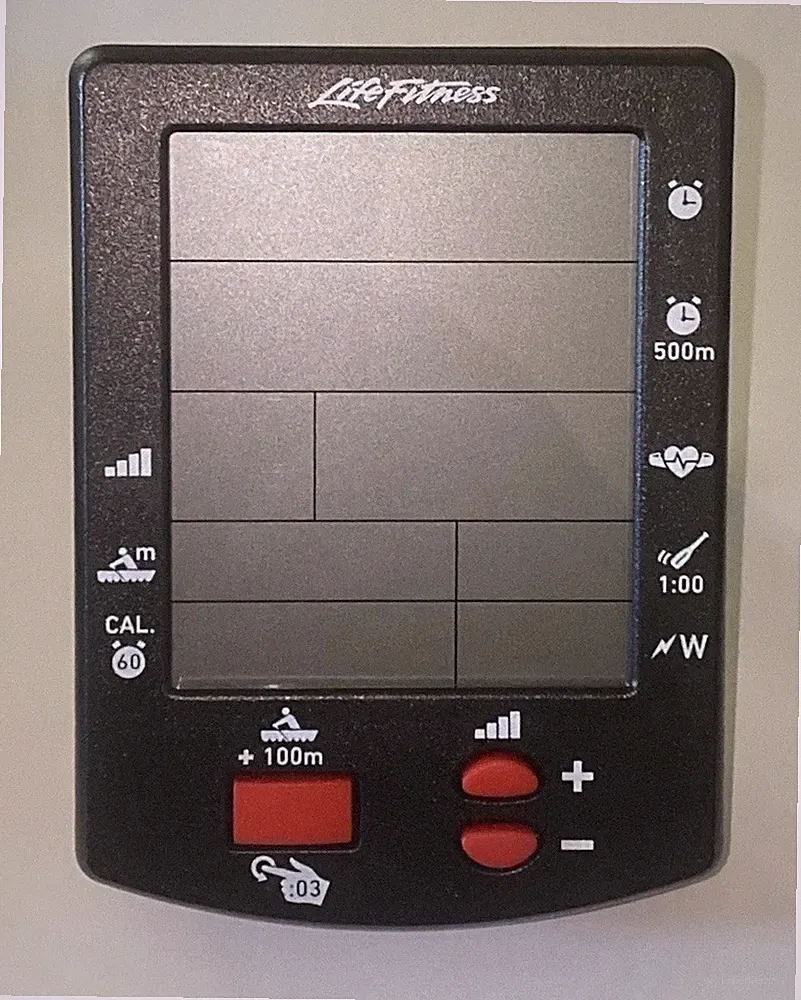 Life Fitness Row HX Trainer OEM Console, Water Rower, New, Old Stock.