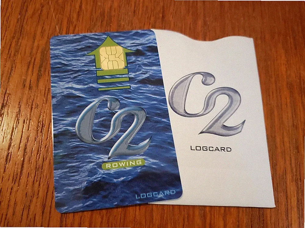 Log Card for use with PM3 and PM4 Monitors Concept 2 Rowing Machine concept2 New