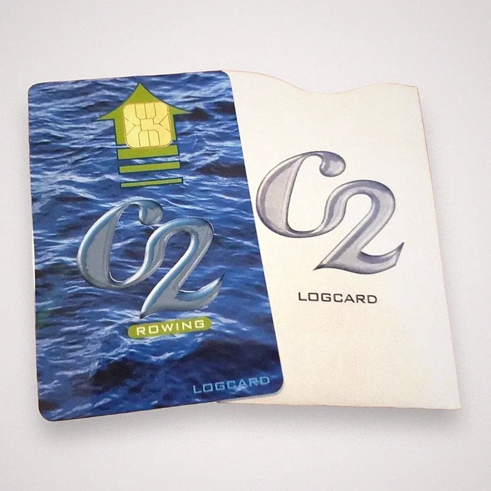 Log Card use w/ Concept 2 Rowing Machine concept2 Workout Train logcard PM3 PM4