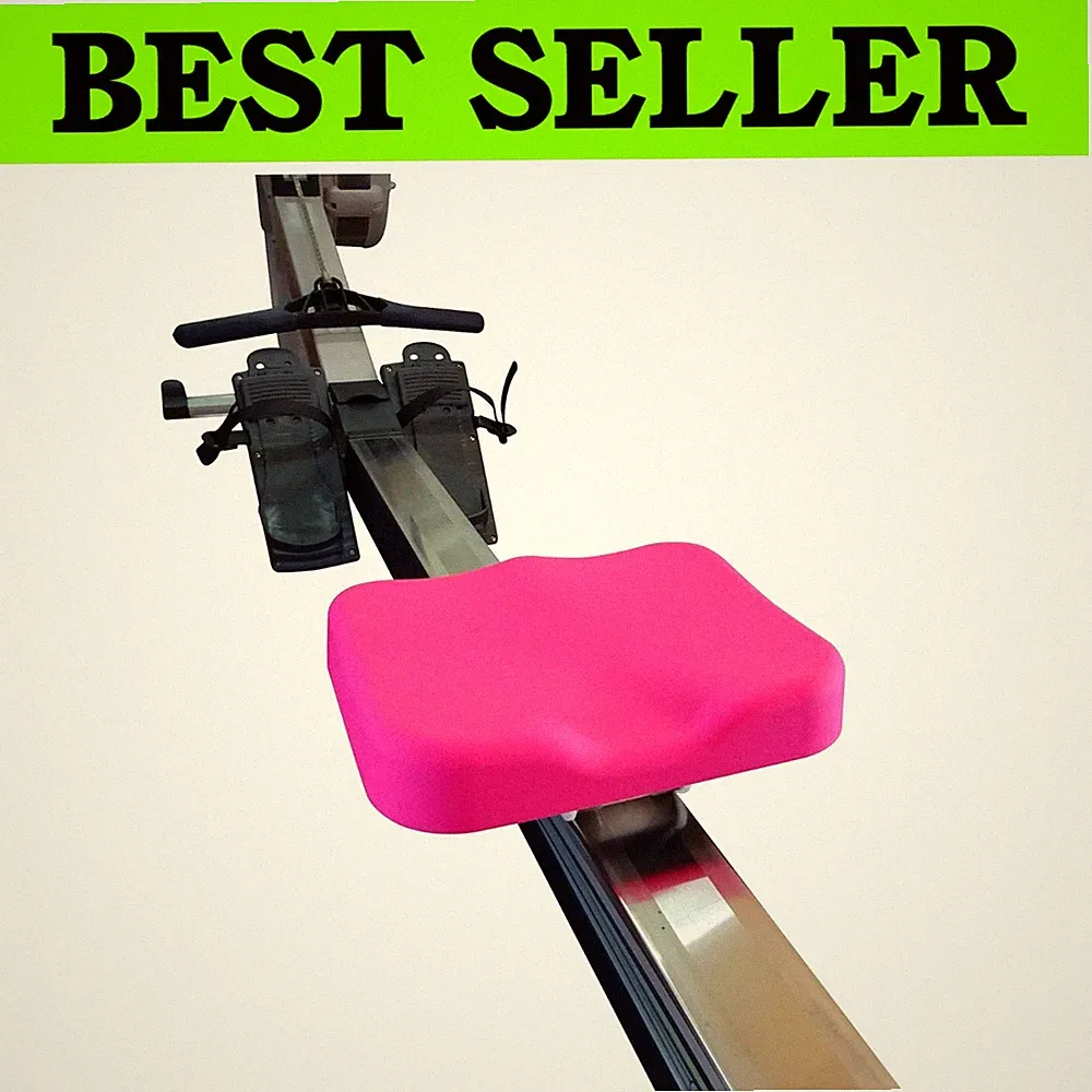 Long Distance Comfort: Silicone Seat Cover for Concept 2 Rowing Machine - Pink$