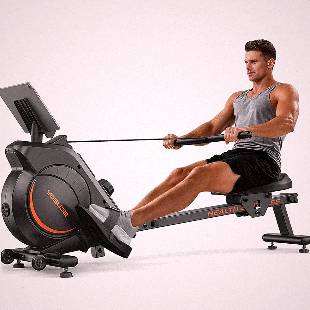 Magnetic Resistance Rowing Machine - 16 Levels, Comfort Seat