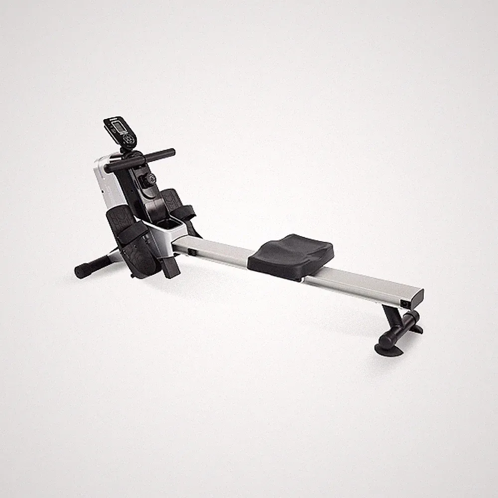 Magnetic Rower Machine w/ Smart Workout App, Home Gym Fitness