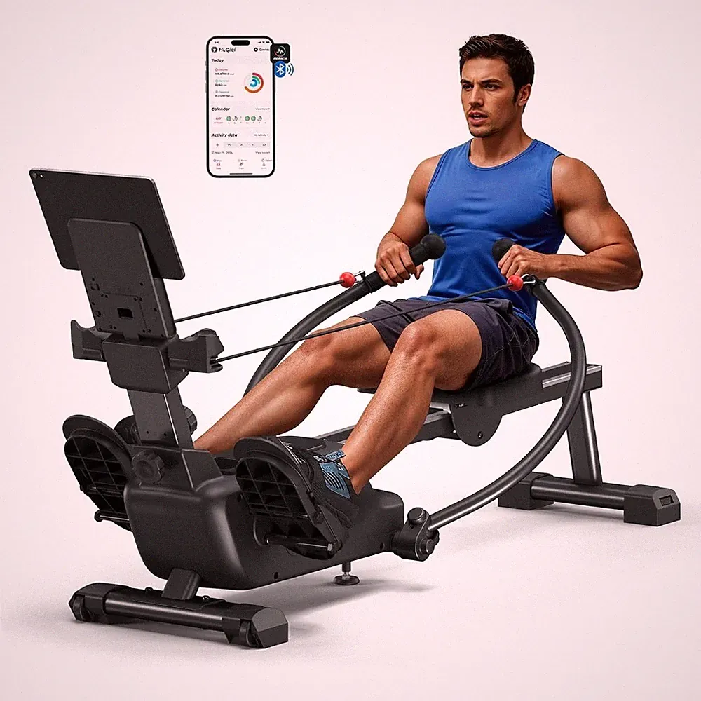 Magnetic Rowing Machine 16 Levels Resistance, Ultra-Quiet Rower for Home Use