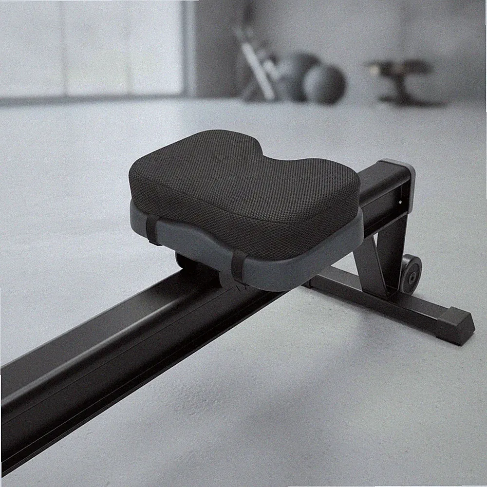 Memory Foam Rowing Machine Seat Cushion for Concept 2 & More, Black