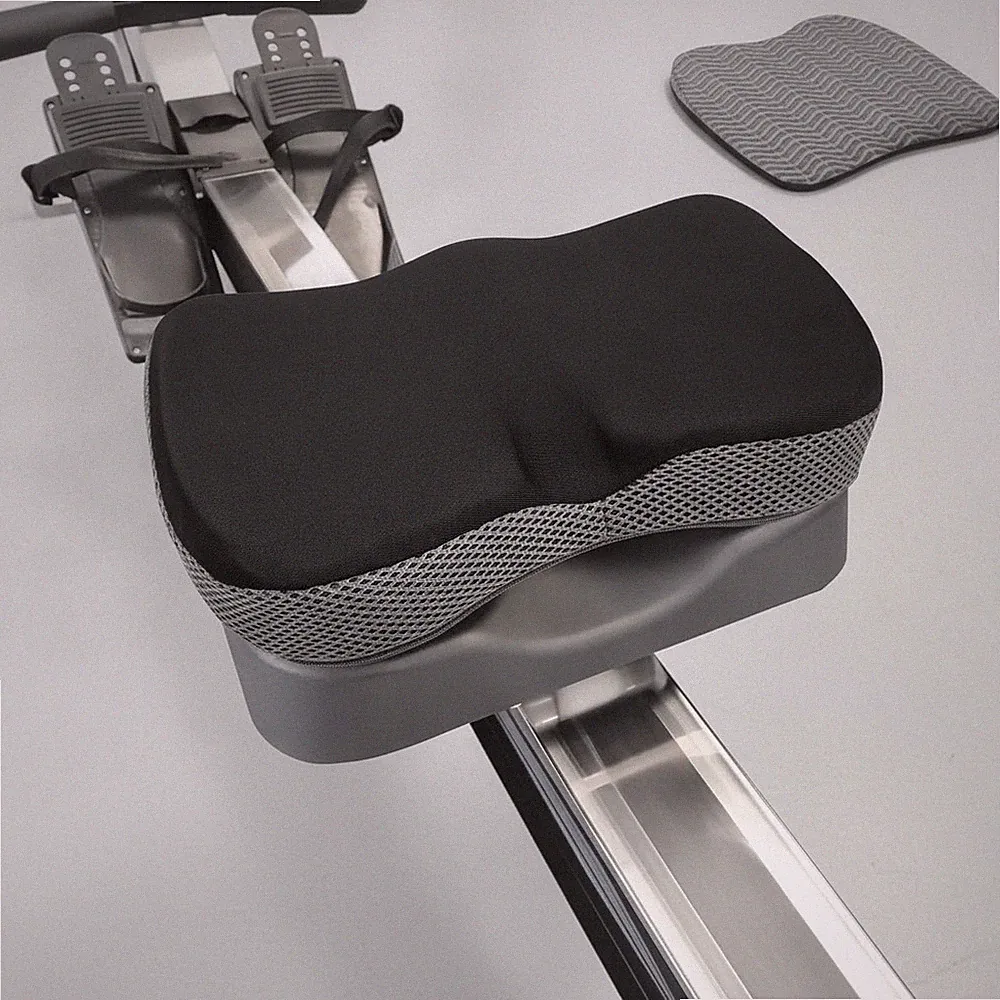 Memory Foam Rowing Seat Cushion for Concept 2 & More, Black