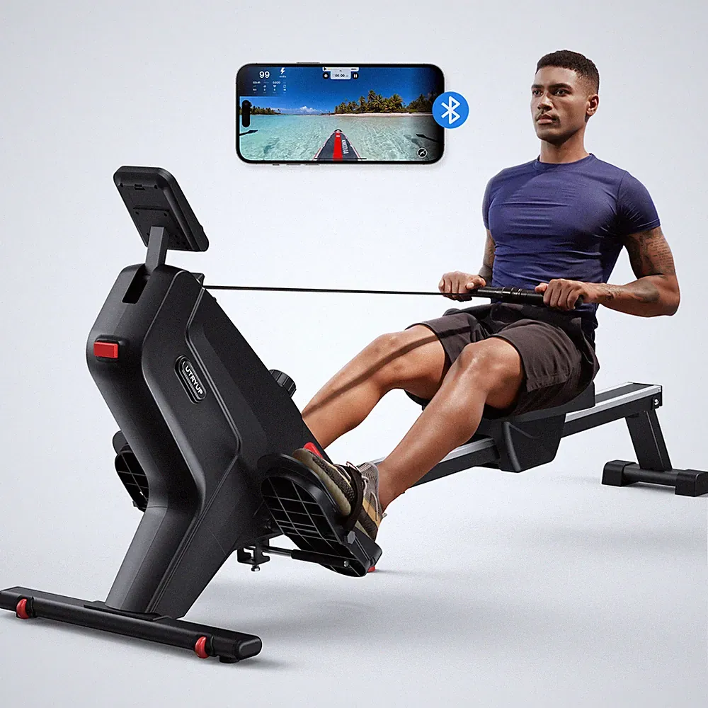 MERACH Magnetic Rowing Machines 350lbs Weight Capacity Indoor Foldable 16 Levels