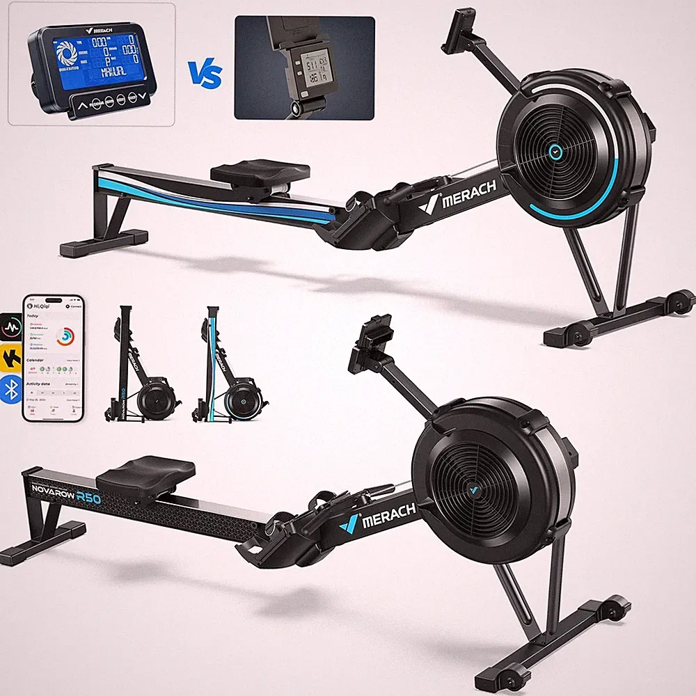 MERACH R50 Air Resistance Professional Indoor Rowing Machine Workout Exercise