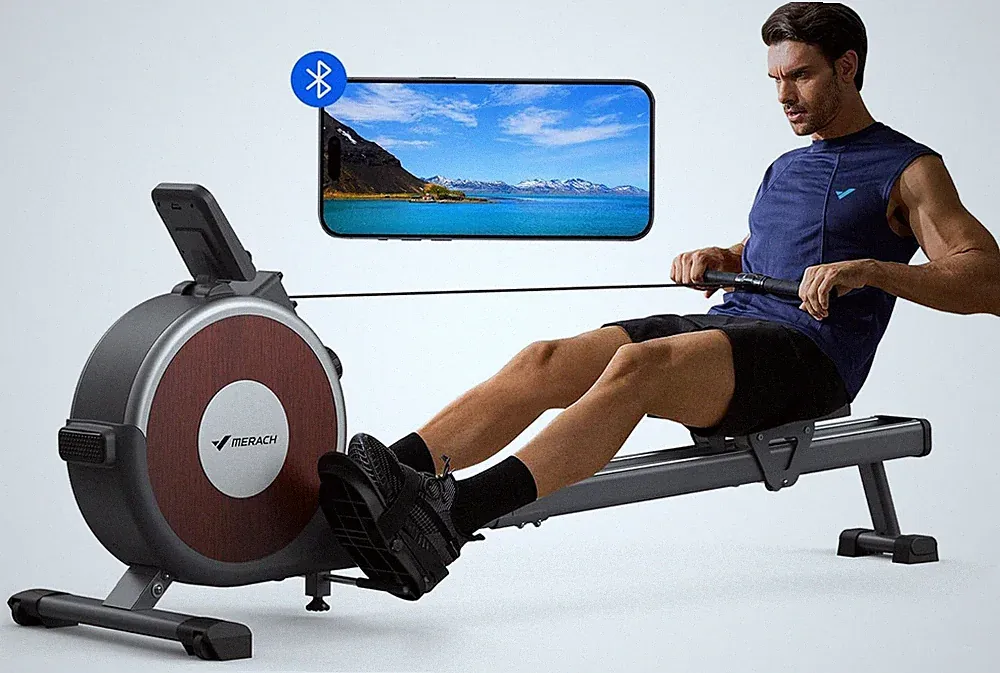 MERACH Rowing Machines, Magnetic Rowing Machines for home use up to 350 lbs.