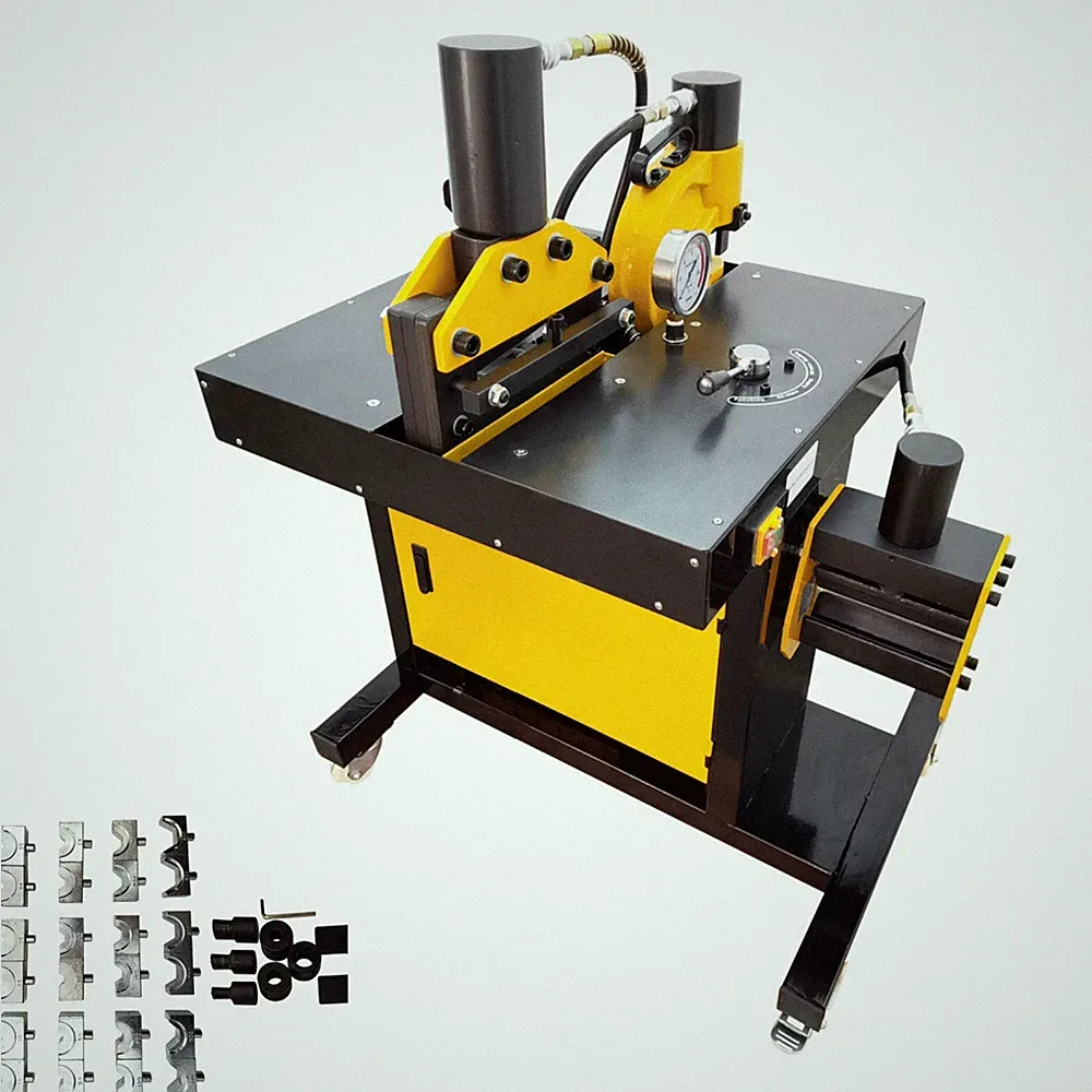 Metal Sheet Bending Punching Cutting Machine 110V Press Welding 4 in 1 20T