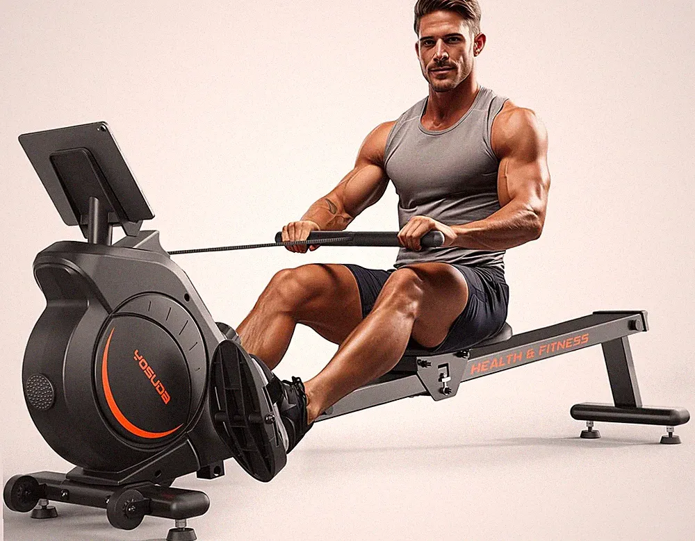 NEW YOSUDA Magnetic/Water Rowing Machine 350 LB Weight Capacity - Foldable Rower