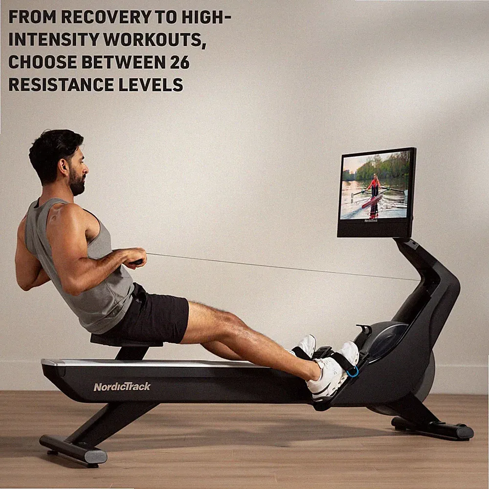 Nordic Track RW900 ifit exercise rower with 24" tourchscreen