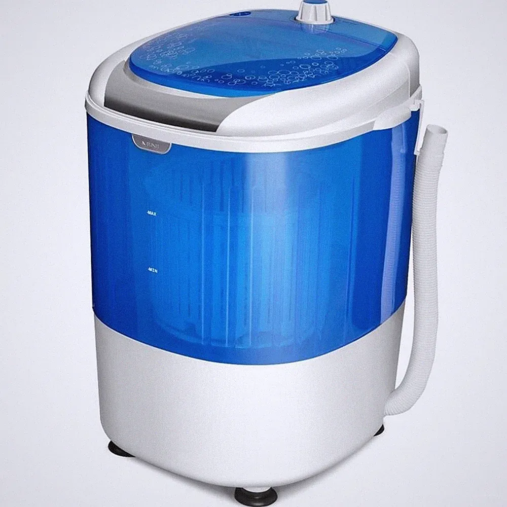 Pemberly Row 5.5lbs Portable Mini Washing Machine Laundry Spin Dryer Blue
