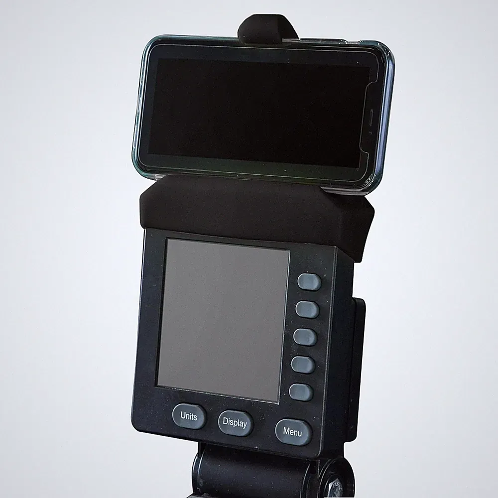 Phone Holder Made for PM5 Monitors of Concept 2 Rower, SkiErg and BikeErg - Sili