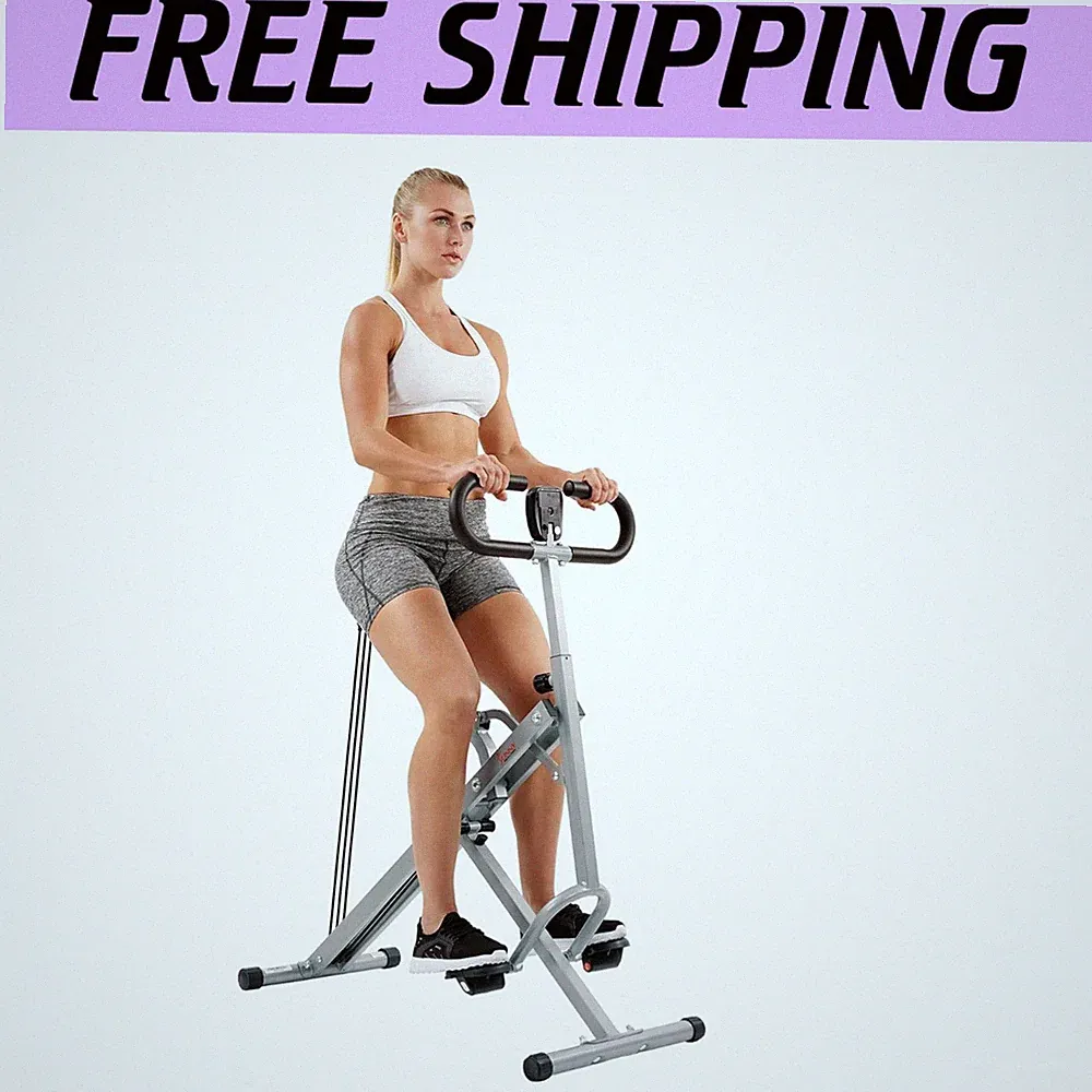 Portable Home Exercise Machine for Squats, Rows, and Glute Toning - Sleek Design