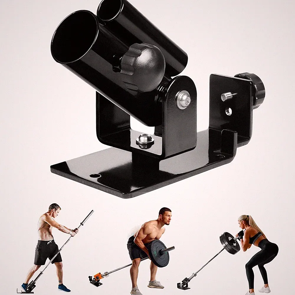 Portable T-Bar Row Attachment for Small Spaces