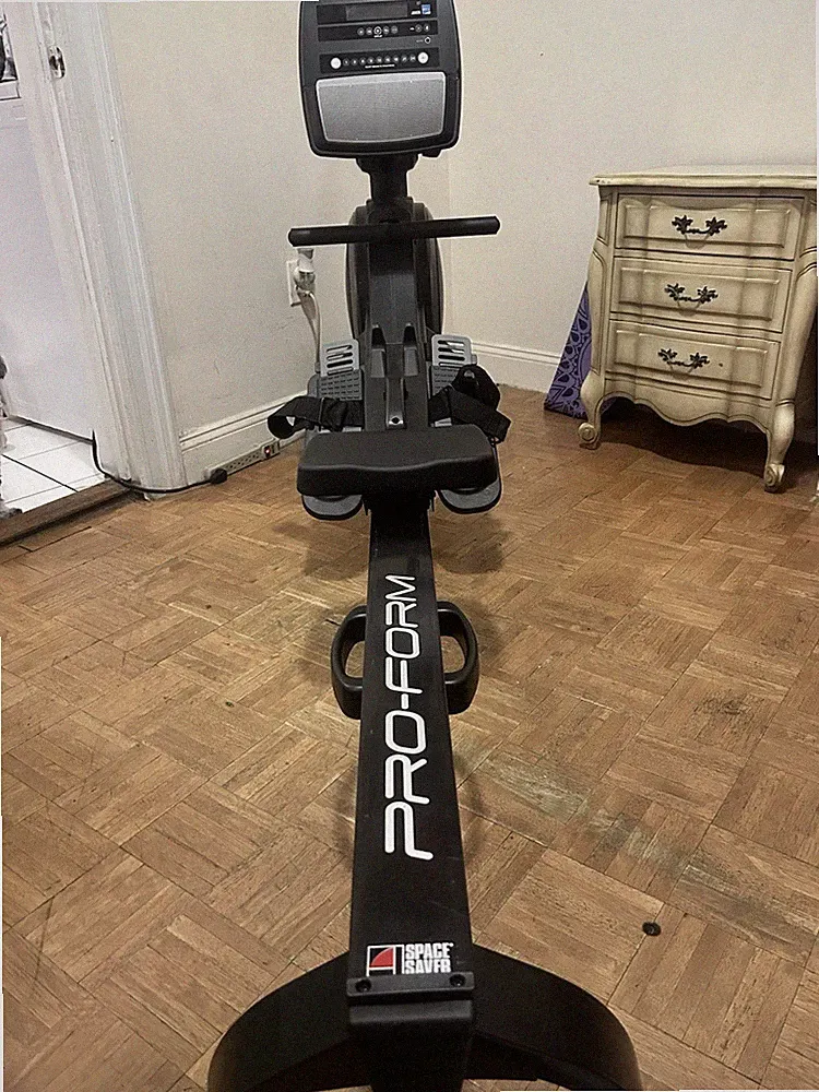 ProForm Foldaway Compact Rowing Machine Indoor Rower Black/Gray
