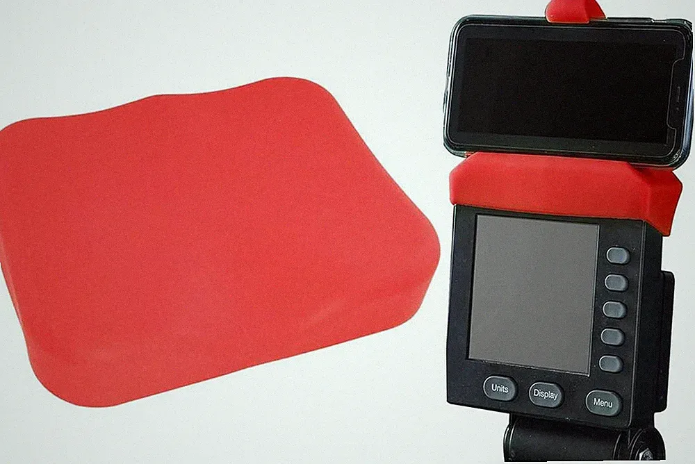 Red Phone Holder & Silicone Seat Cover for Concept 2 Rowing Machine PM5