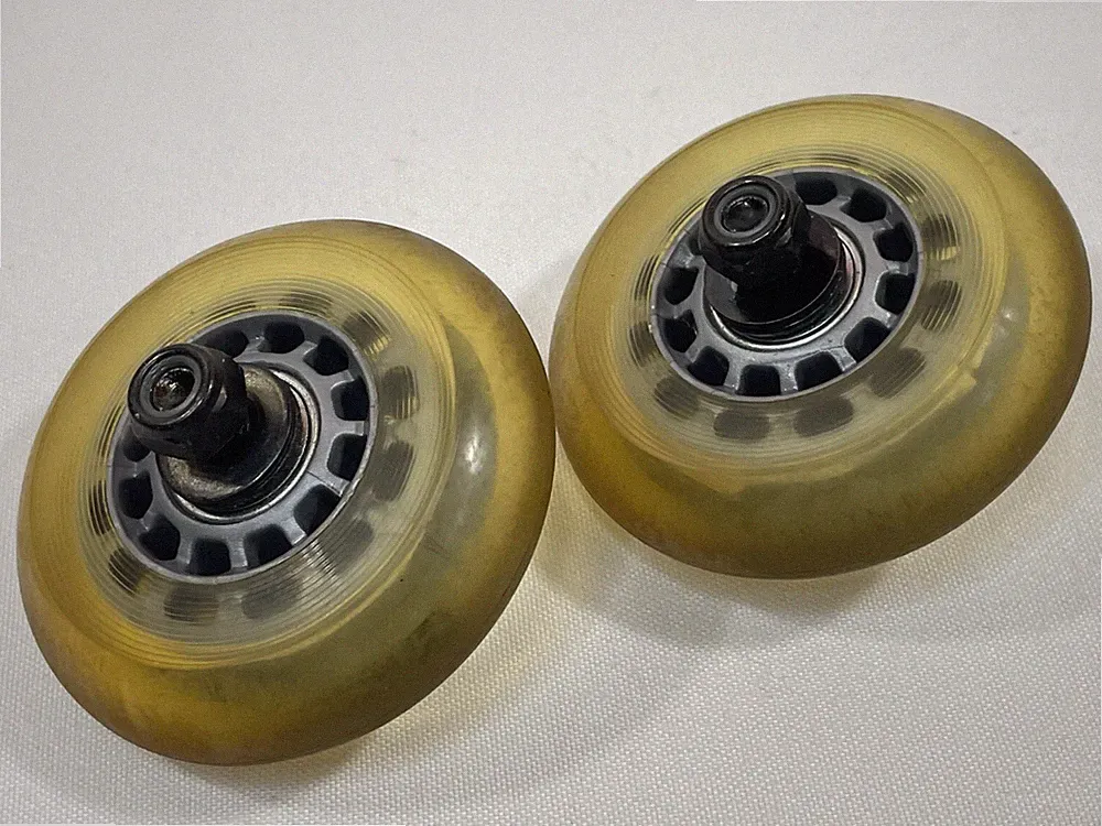 REPLACEMENT PART: Life Fitness GX Row Rower - Set of 2 Transport Wheels Assembly
