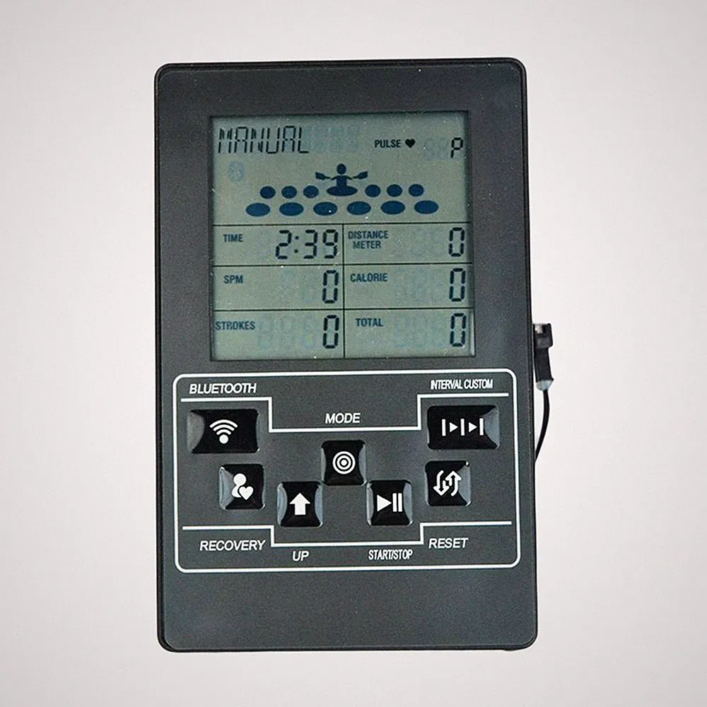 rockible Home Rowing Machine Monitor Adjustable Durable Odometer Automatic