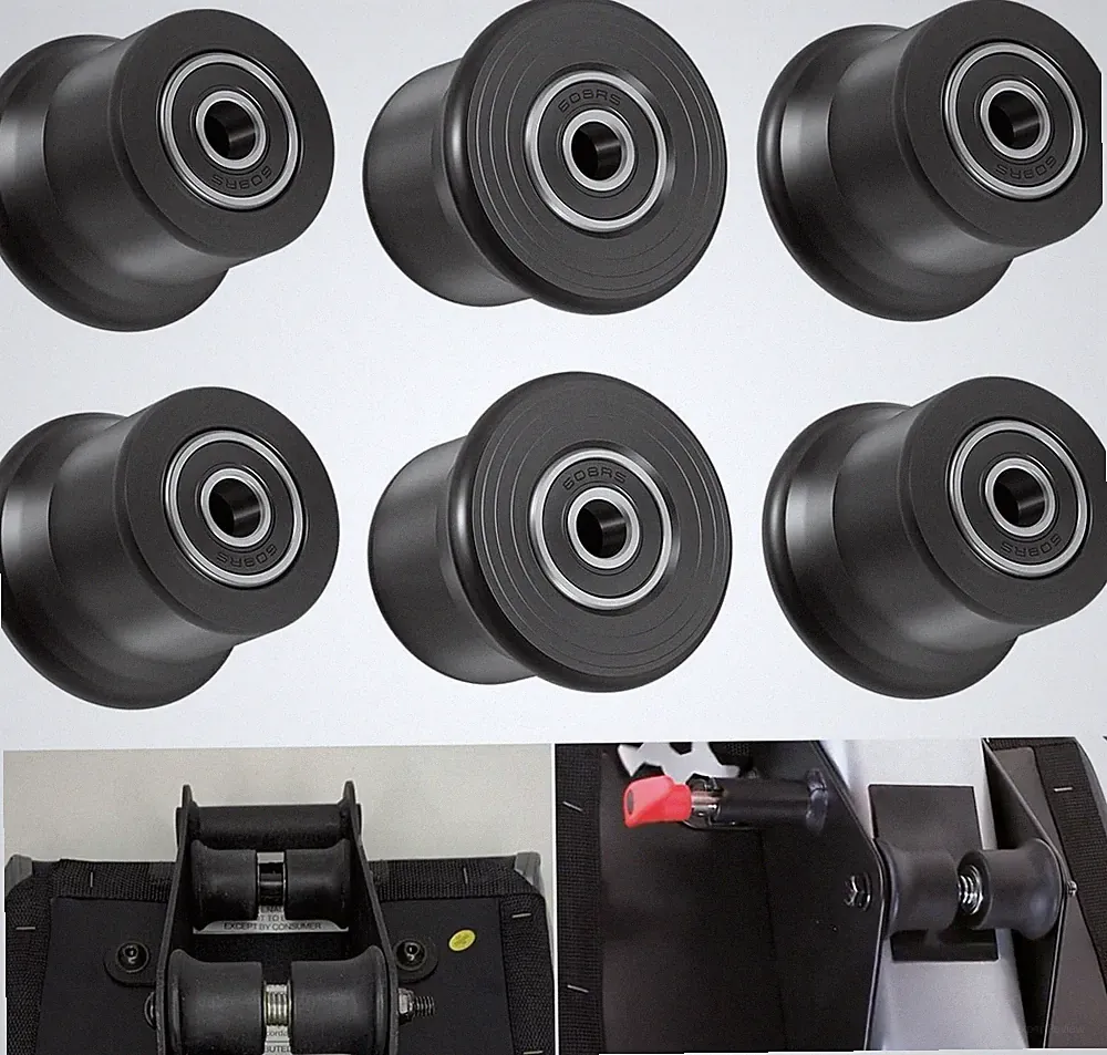Rolling Seat Trolley Wheels fits Bowflex for Blaze Classic,Elite,Motivator 2