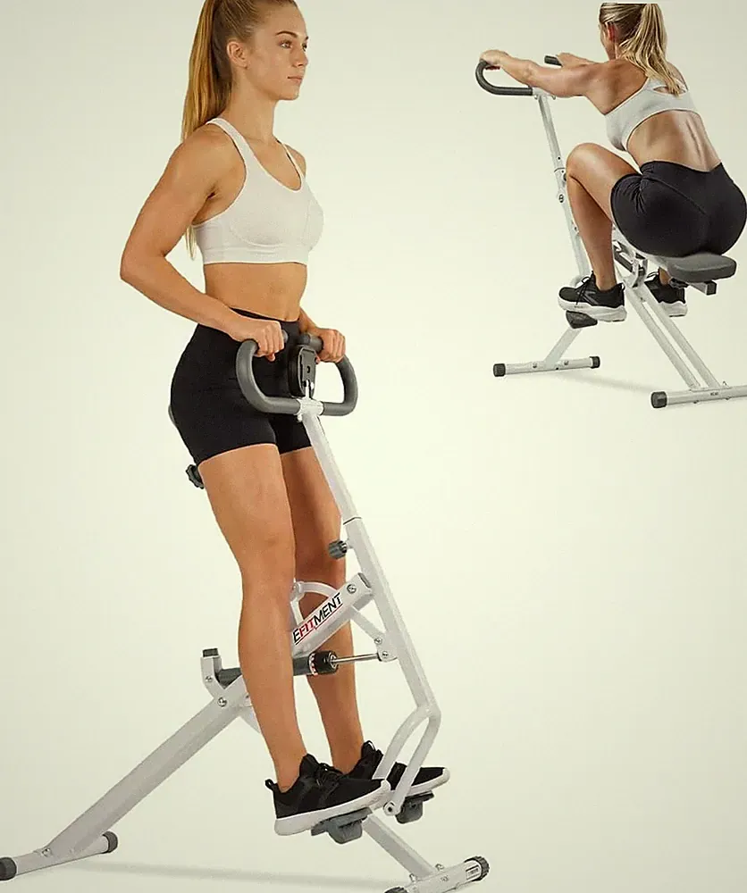 Rower-Ride Squat Machine, Squat Assist Rower for Glutes and Thighs, Home Exercis