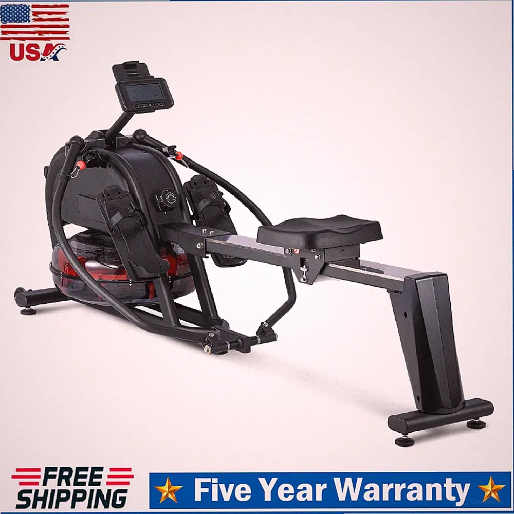 Rowing Exercise Machine Magnetic Rowing Machine, 16 Levels Adjustable Resistance