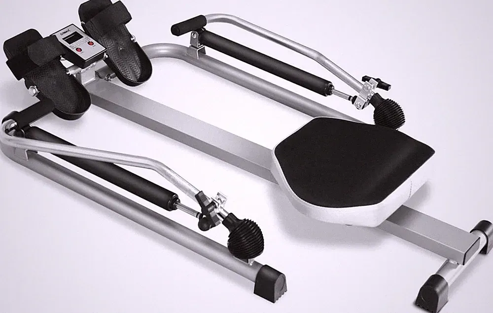 Rowing Machine for Home 265LBS Weight Capacity Hydraulic 110lbs LCD Monitor