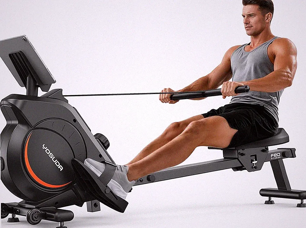Rowing Machine for Home Magnetic Rower Machine for Beginners to Athletes Use