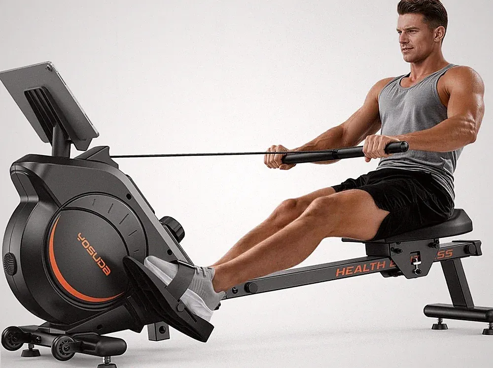 Rowing Machine for Home, Magnetic Rower Machine for Beginners to Athletes, Use w