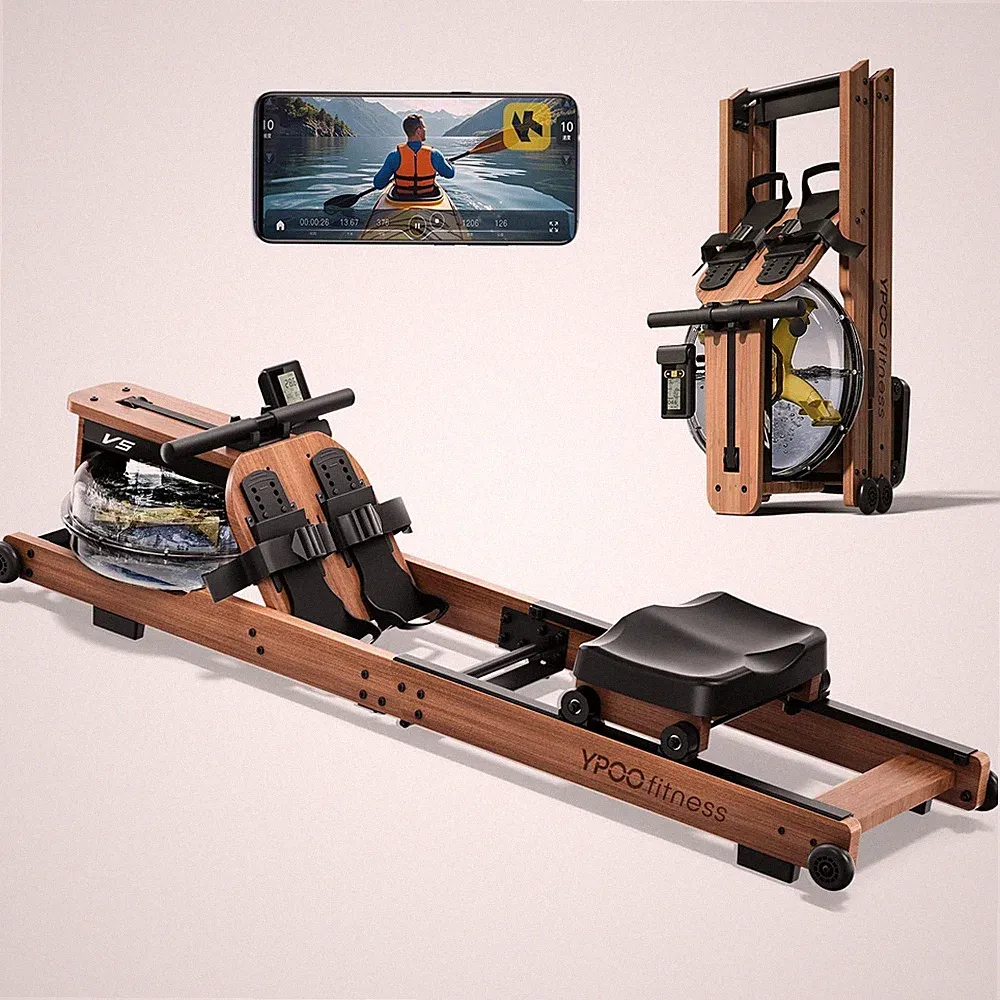 Rowing Machine for Home - Wood