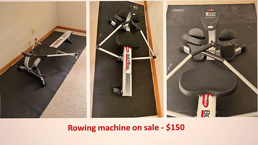 Rowing machine in excellent condition needs a new home