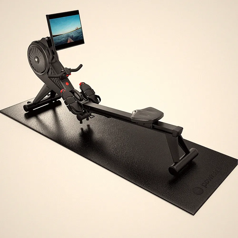 Rowing Machine Mat for Hydrow, Concept 2, Peloton Rower,Treadmill