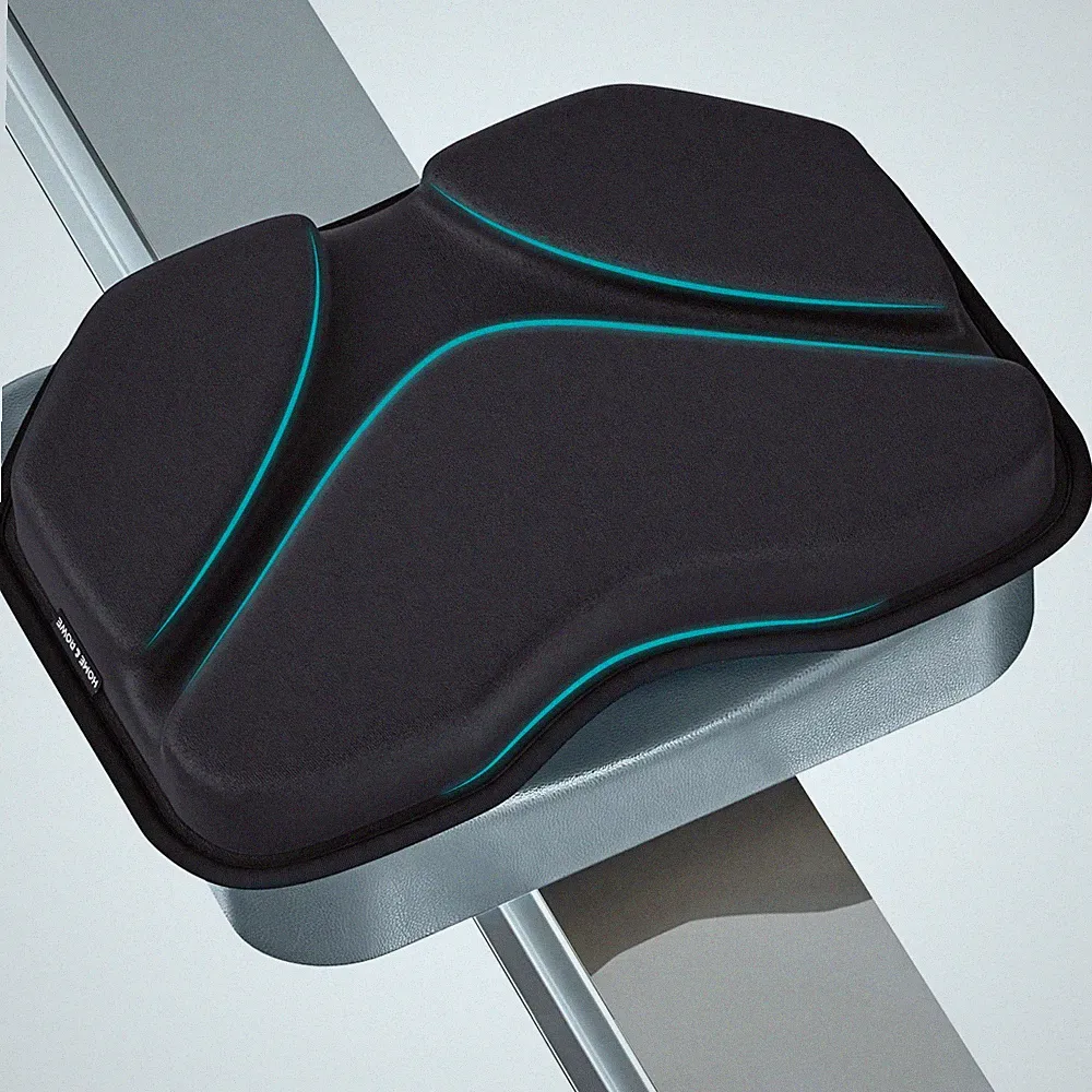 Rowing Machine Seat Cushion Compatible with Concept 2 Rower- Gel Seat Pad Also