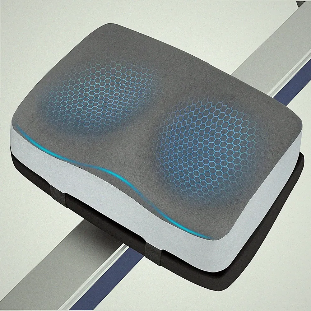 Rowing Machine Seat Cushion for Concept 2, 13.8" X 9.8" | Memory Foam Pad for Wa