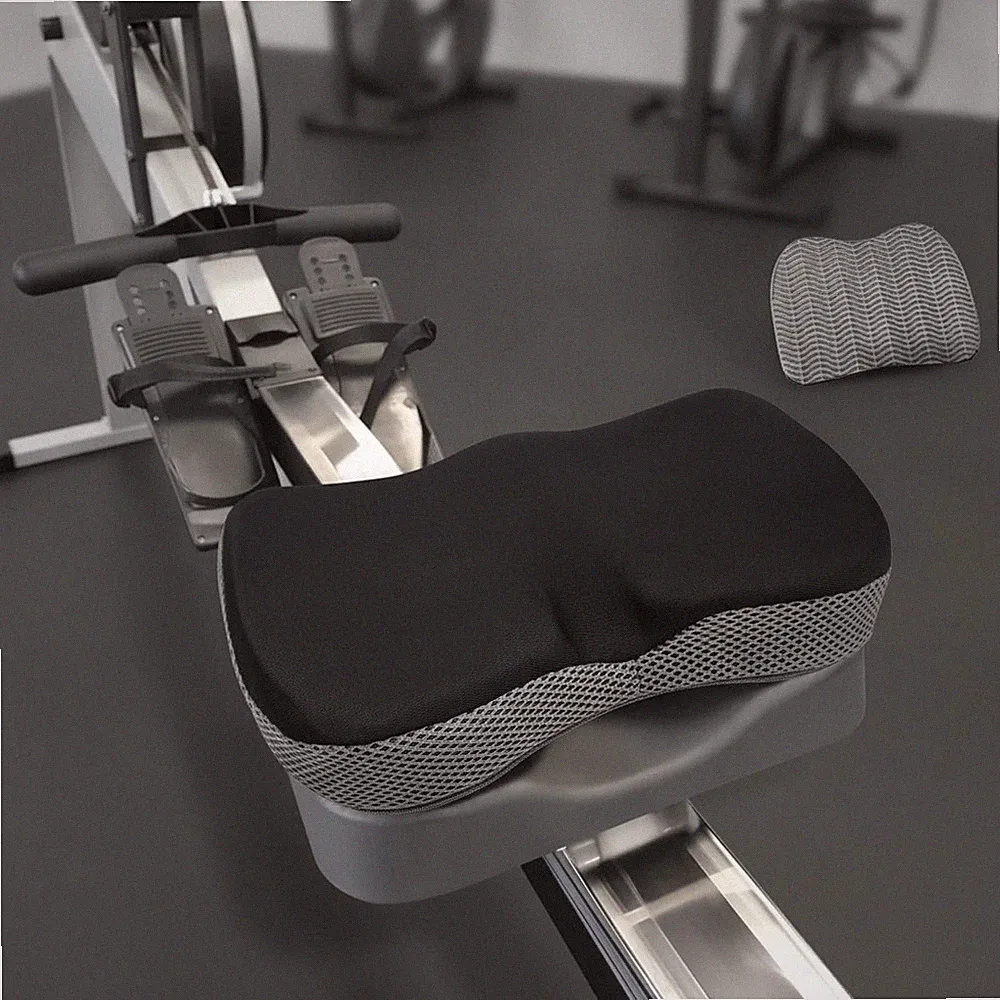 Rowing Machine Seat Cushion for Concept 2 Rower – Memory Foam Pad with Non-Sl...