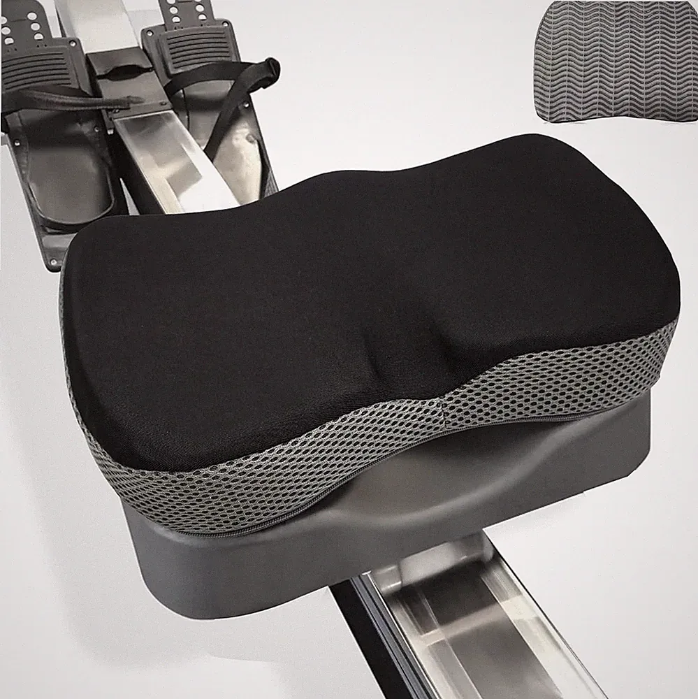 Rowing Machine Seat Cushion for Concept 2 Rower – Memory Foam Pad with Non-Slip