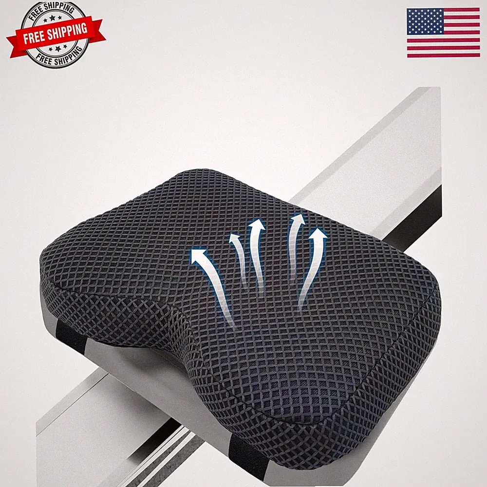 Rowing Machine Seat Cushion for The Concept 2 Rowing Machine,Breathable 4D Ai...