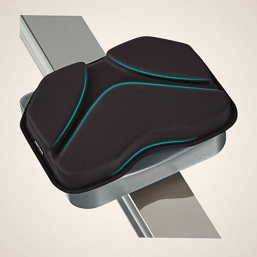 Rowing Machine Seat Cushion, Gel Pad Compatible with Concept 2, Hydrow, Peloton