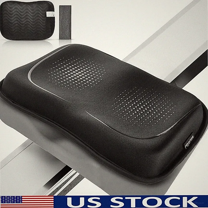 Rowing Machine Seat Cushion Memory Foam W/ Anti-slip Design & Headband Duanble