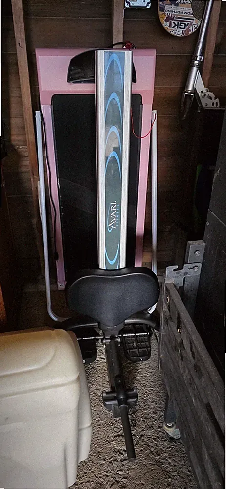 rowing machine used. Body weight