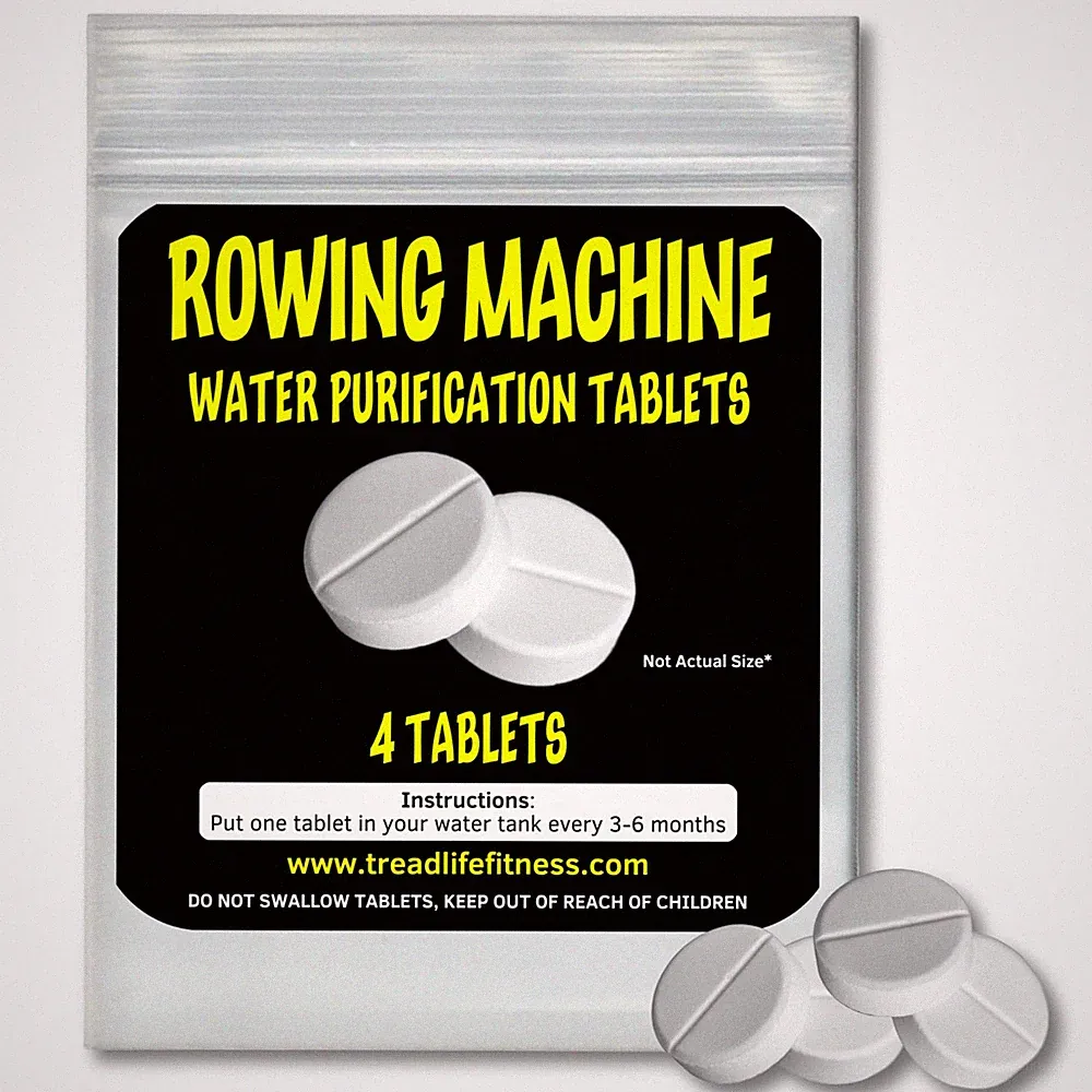 Rowing Machine Water Purification Tablets | 4 Count (Pack of 1), White