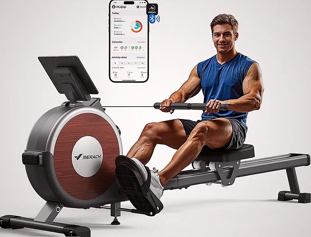 Plastic Magnetic Rower