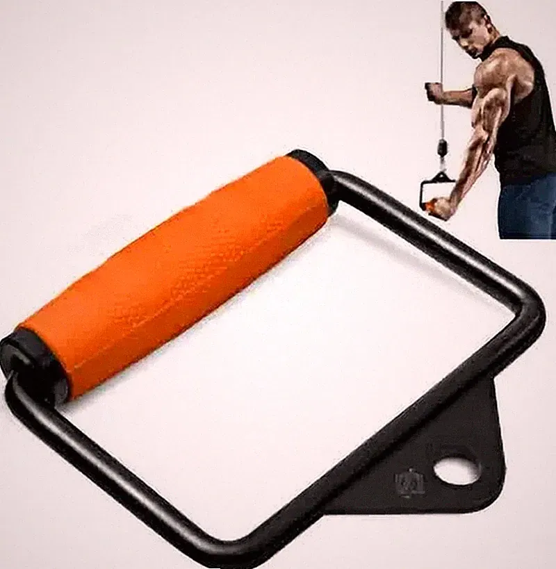 Single D Row Handle Cable Attachment- Non-Slip Handle for Weight Workout