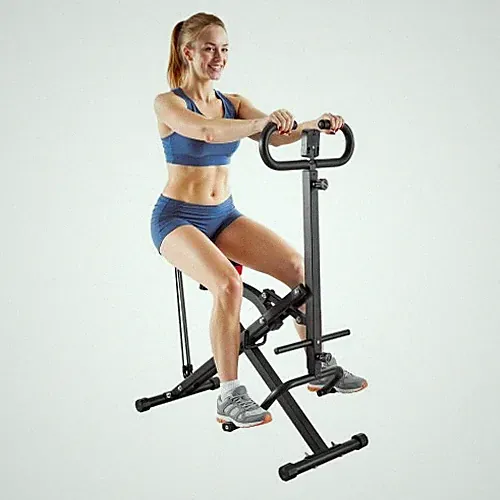 Squat Machine, Deep Squat Rowing Machine for Home, Easy Setup & Foldable Exe...