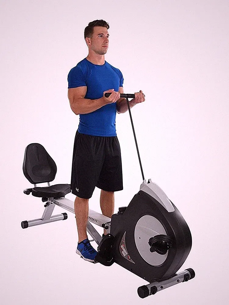 Stamina 15-9003 DELUXE Conversion II ROWER/RECUMBENT Exercise BIKE ROWER Machine