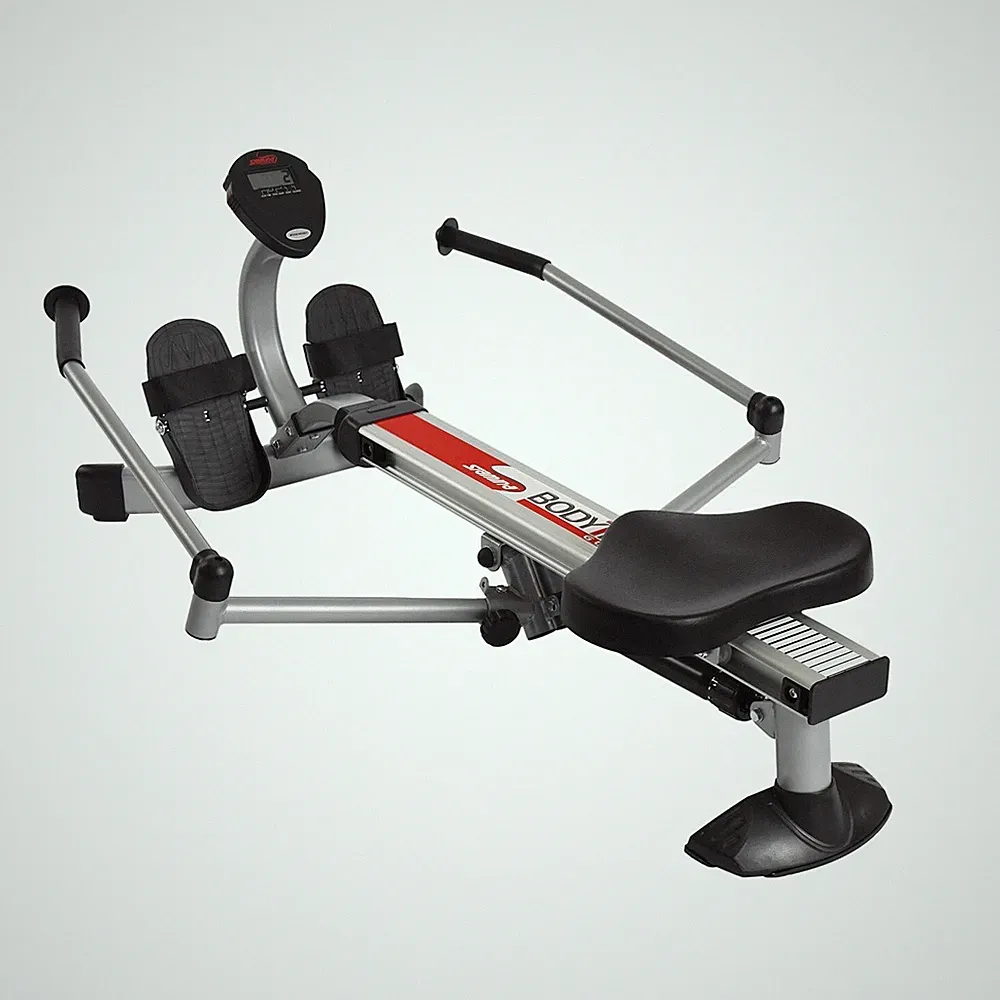 Stamina BodyTrac Glider Hydraulic Rowing Machine with Smart Workout App - Row...